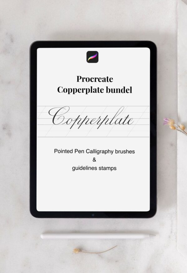 Procreate Copperplate bundel