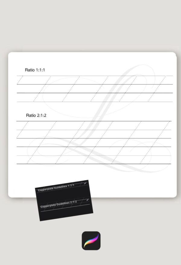 Procreate Copperplate bundel