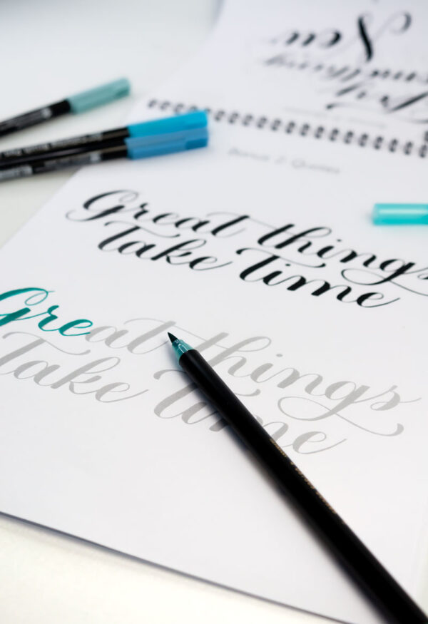 Werkboek brushlettering - Afbeelding 3